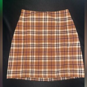 Brandy Melville Tan Brown Pencil Skirt Mini Casual